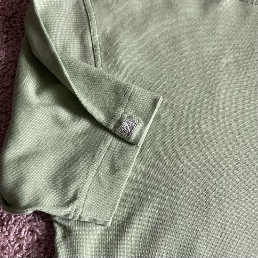 Cutter & Buck Green CB DryTec Short Sleeve Collard Golf Polo;SZ L;Good Condition - Picture 7 of 16